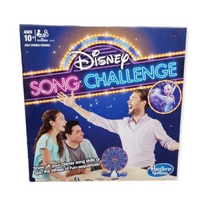Disney Song Challenge Wheel Card Game Hasbro Family Board Game
